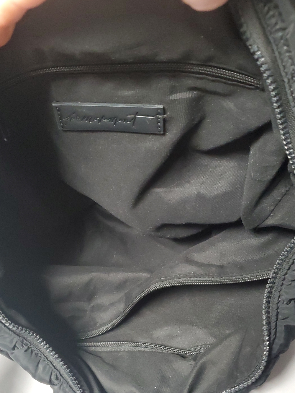 Free People Quilted Carryall Black Shoulder Bag Lightweight Travel Carry-On - Picture 13 of 16